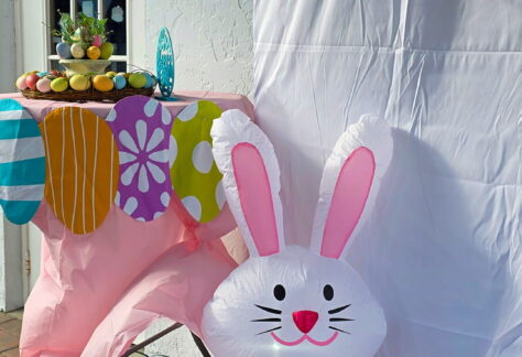 2026 easter egg hunt and food trucks easter bunny inflatable