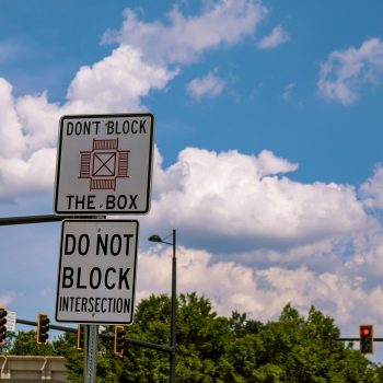 Traffic congestion at the north gate