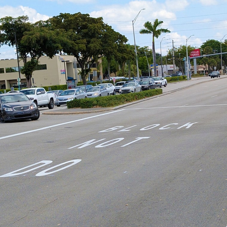 do not block sign north gate min