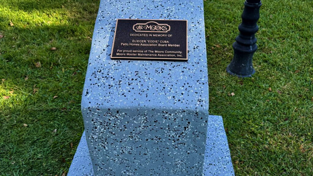 Honoring the legacy of Eliecer ‘Eddie’ Cuba, a beloved Patio Homes board member (1960 – 2022) 2 Eliecer Cuba Memorial