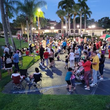 Fourth of July fireworks display at The Moors Club Center