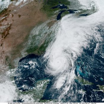 Hurricane Helene: A message from FirstService Residential 2 Hurricane Helene view from space on 9/26/2024