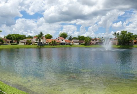 Lake at the Moors club center
