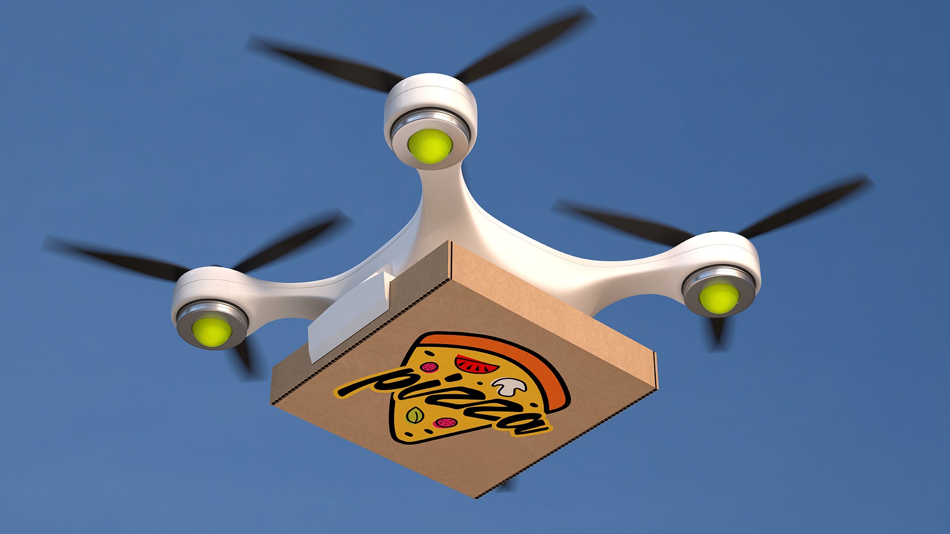 Pizza delivery by drone