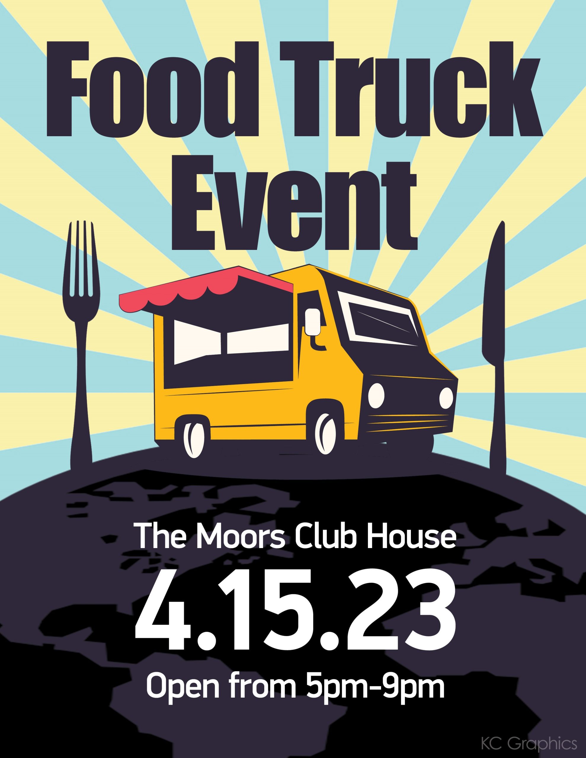 April Food Truck event at the Club Center